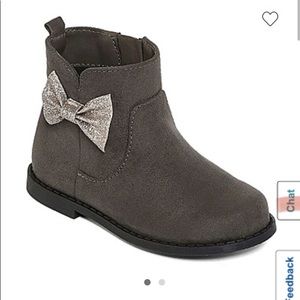 Gray Okie Dokie Lil Delight Flat Heel Zip Boot